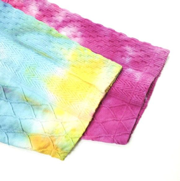 Other Other CAL O LINE × Ray BEAMS YUKI D.Y.E TIE DYE CREW S/S KNIT TEE Cotton Knit Tee Limited Cotton Tops CYW-210RB DUTY FREE for USA Size ONE SIZE - 6 Thumbnail