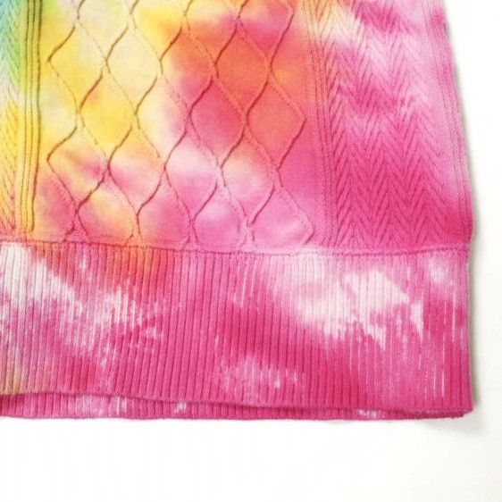 Other Other CAL O LINE × Ray BEAMS YUKI D.Y.E TIE DYE CREW S/S KNIT TEE Cotton Knit Tee Limited Cotton Tops CYW-210RB DUTY FREE for USA Size ONE SIZE - 7 Thumbnail