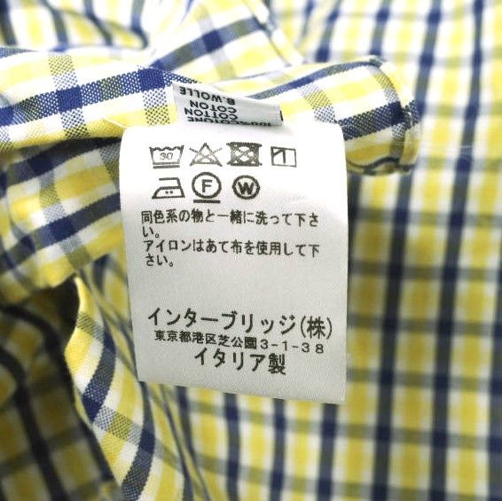 Other Other Borriello x Brilla per il gusto Graph Check Cotton Shirt (Limited) Cotton Dress Shirt 24-11-2038-090 DUTY FREE for USA Size ONE SIZE - 7 Thumbnail