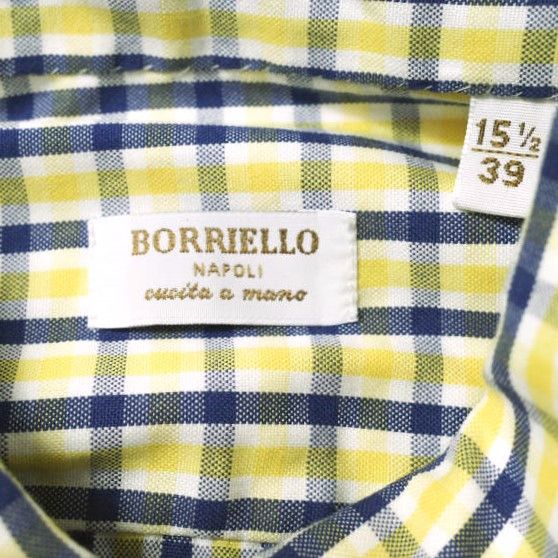 Other Other Borriello x Brilla per il gusto Graph Check Cotton Shirt (Limited) Cotton Dress Shirt 24-11-2038-090 DUTY FREE for USA Size ONE SIZE - 3 Thumbnail