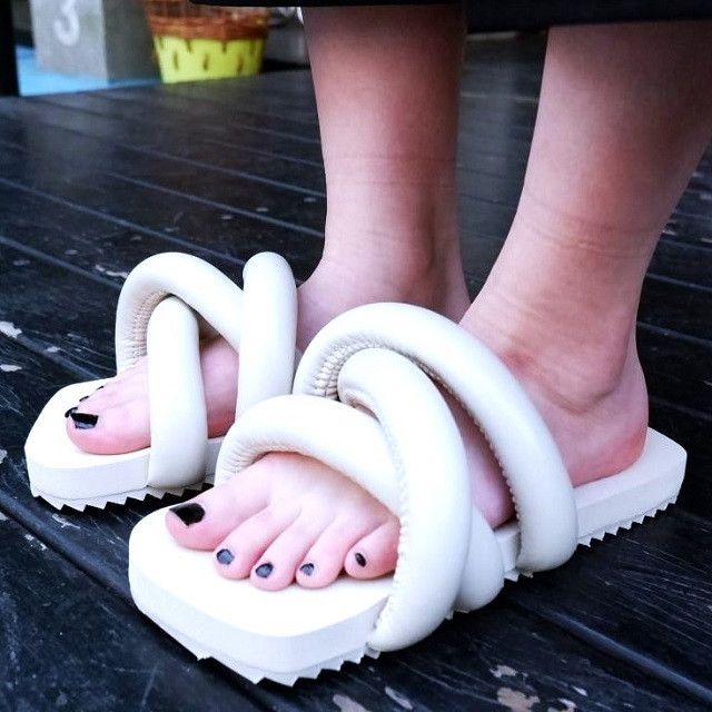 Other Other YUME YUME TYRE SLIDE BIO LEATHER Sandals Leather Shoes TS0012 DUTY FREE for USA Size ONE SIZE - 5 Thumbnail