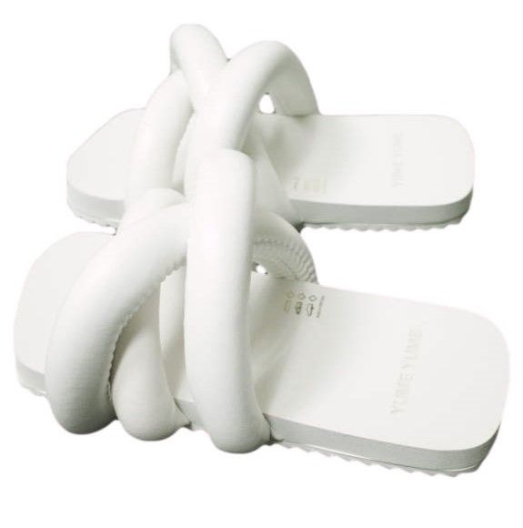 Other Other YUME YUME TYRE SLIDE BIO LEATHER Sandals Leather Shoes TS0012 DUTY FREE for USA Size ONE SIZE - 2 Thumbnail