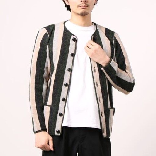Other Other International Gallery BEAMS Raffa Molina Alpaca Knit Cardigan Natural Material Tops Size ONE SIZE - 3 Thumbnail