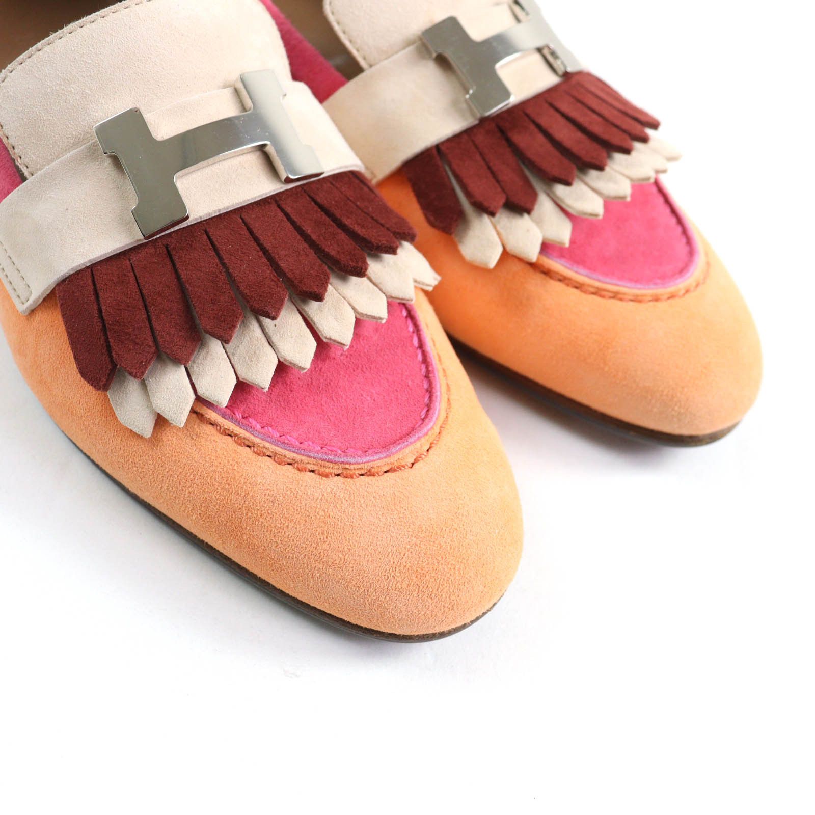 Hermes Hermes Hermes Royal HMetal tassel Suede Loafers Suede Shoes DUTY FREE for USA Size ONE SIZE - 8 Thumbnail