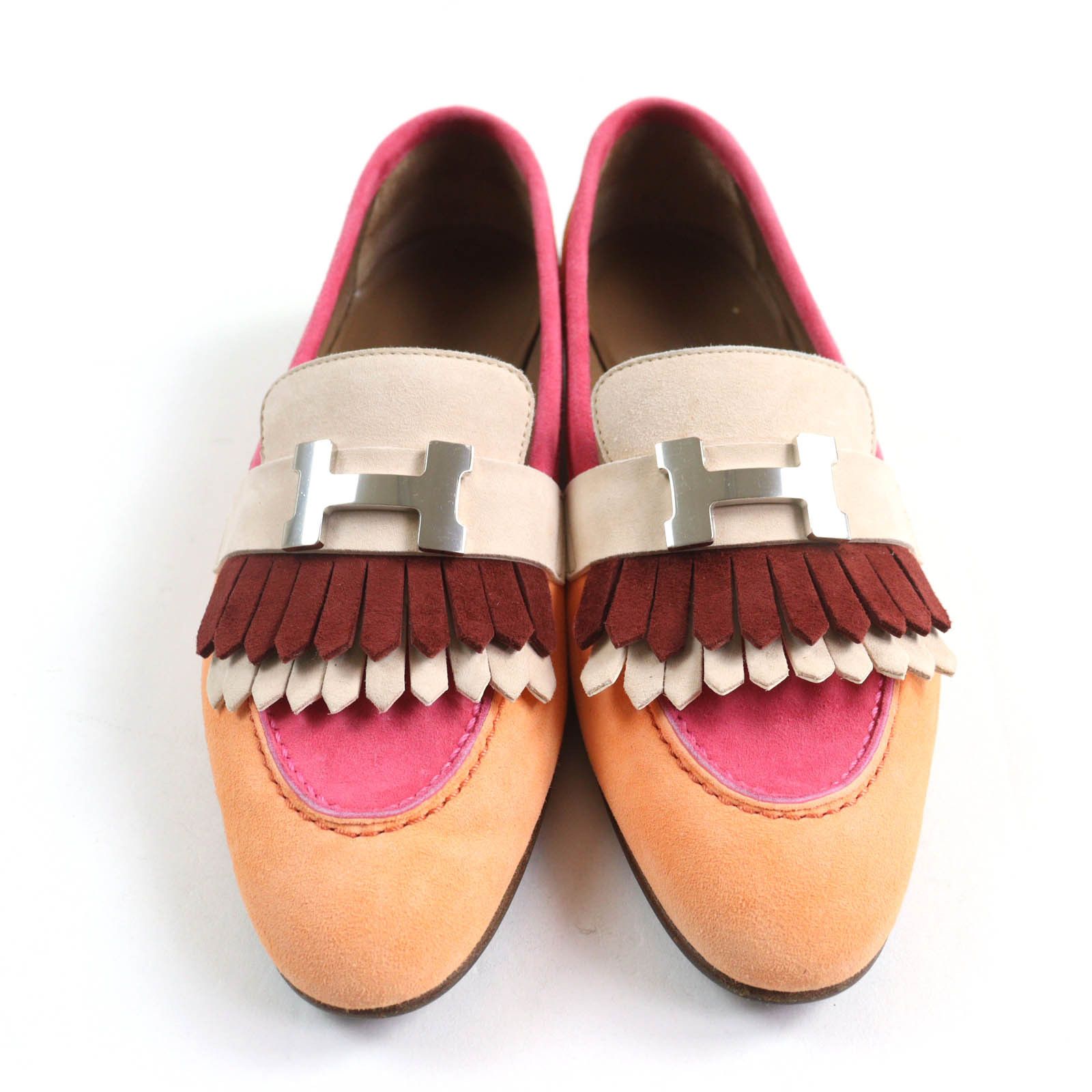 Hermes Hermes Hermes Royal HMetal tassel Suede Loafers Suede Shoes DUTY FREE for USA Size ONE SIZE - 4 Thumbnail