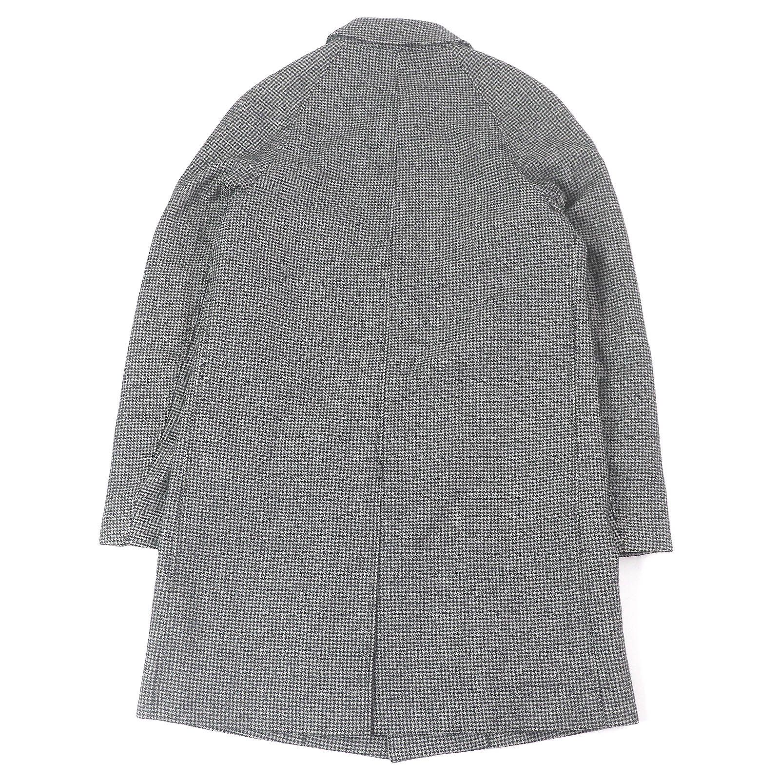 Other Other Herno Houndstooth pattern Wool Polyester Coat Leather Outerwear Size ONE SIZE - 4 Thumbnail