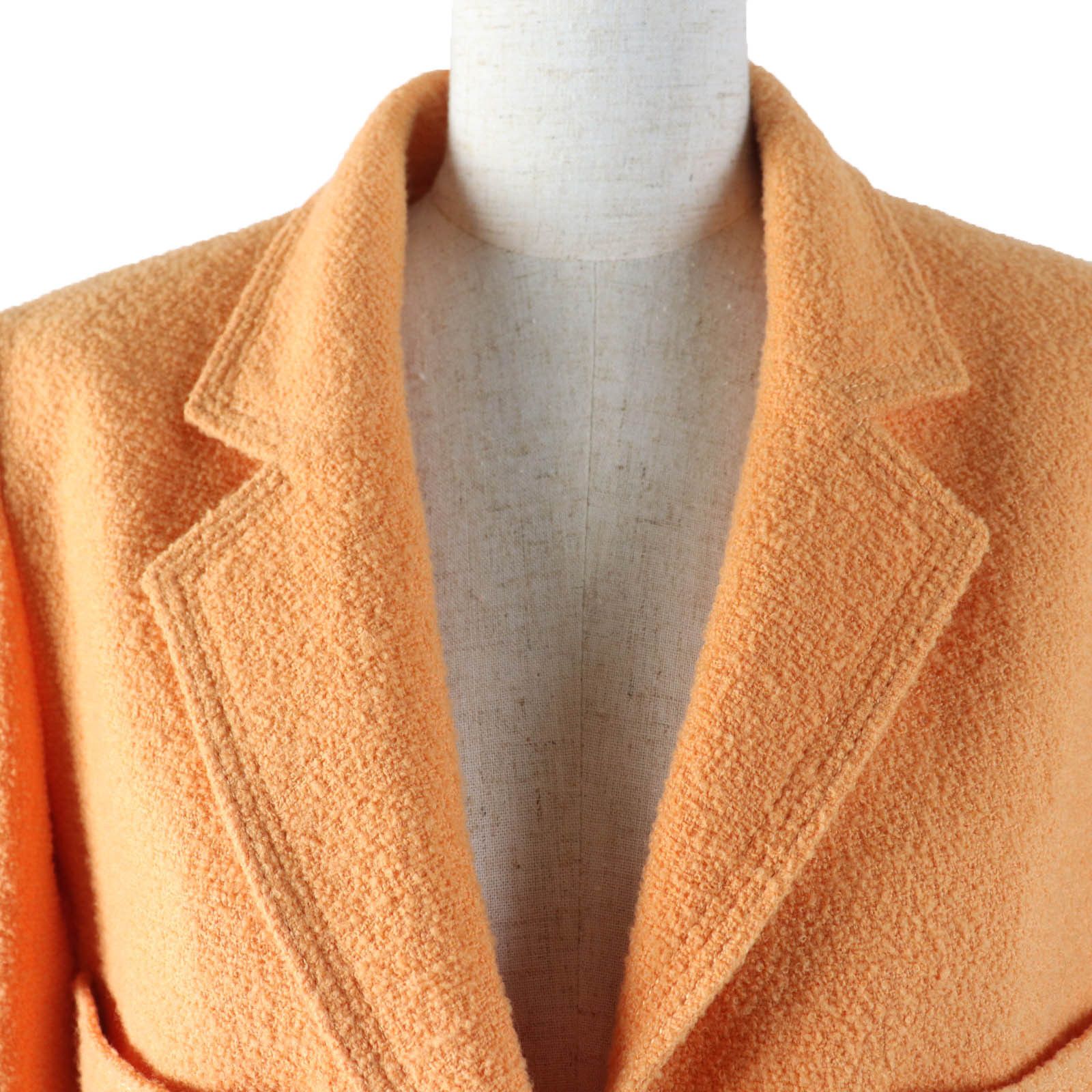 Chanel Chanel Chanel Tweed Wool Nylon Tailored Jacket Cotton Outerwear P06565V04632 Size ONE SIZE - 4 Thumbnail