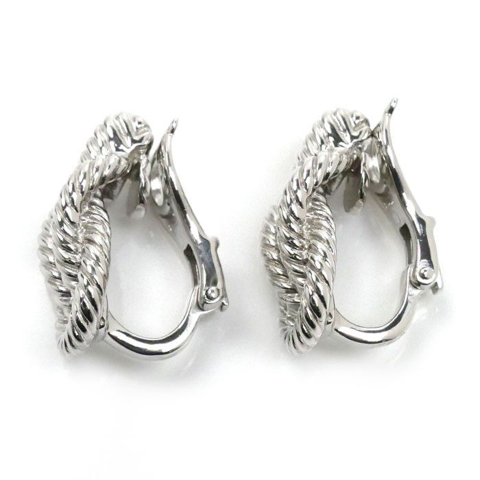 Hermes Hermes Hermes Or dienne Silver Earrings Metal Earrings Size ONE SIZE - 2 Thumbnail
