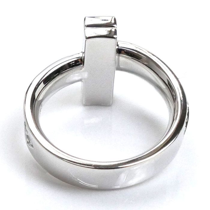 Tiffany & Co. Tiffany & Co Tiffany&Co. T One Au750 Diamond Ring Calfskin Ring 68170036 Size ONE SIZE - 4 Thumbnail