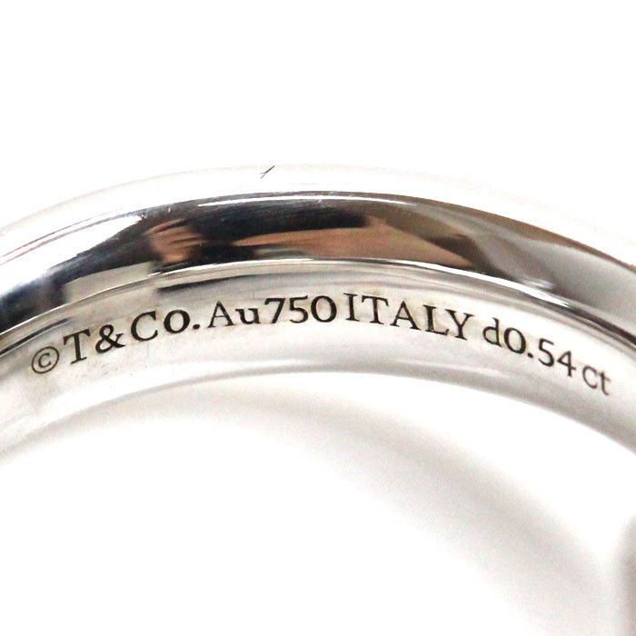 Tiffany & Co. Tiffany & Co Tiffany&Co. T One Au750 Diamond Ring Calfskin Ring 68170036 Size ONE SIZE - 6 Thumbnail