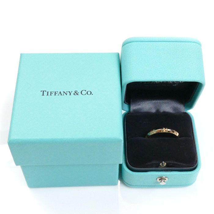 Tiffany & Co. Tiffany & Co Tiffany&Co. Atlas X Closed Narrow Au750 Ring Metal Ring Size ONE SIZE - 8 Thumbnail
