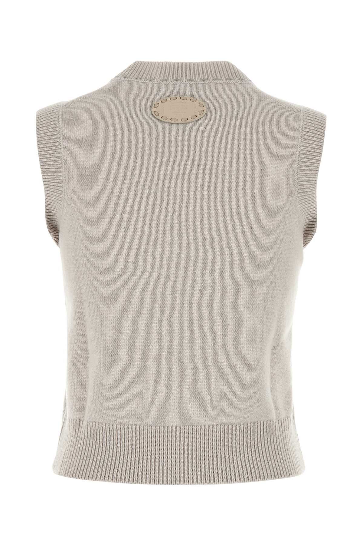 Fendi Cappuccino Cashmere Vest Size L / US 10 / IT 46 - 2 Thumbnail