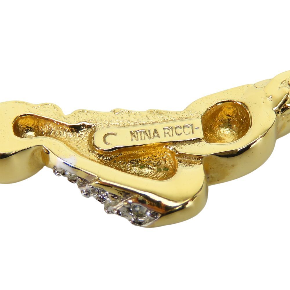 Other Other Nina Ricci Wing motif Necklace Metal Necklace Size ONE SIZE - 2 Thumbnail