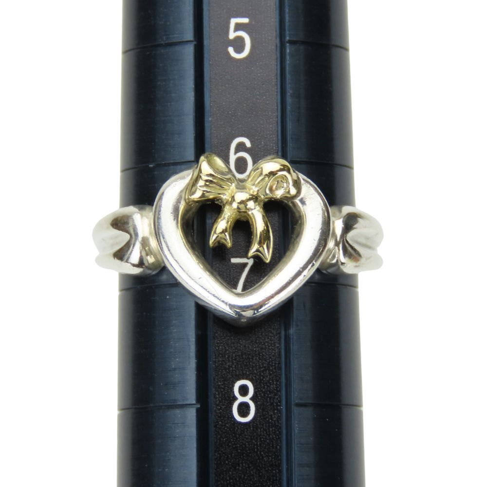 Tiffany & Co. Tiffany & Co Tiffany&Co. Ribbon Au750 Ag925 Ring Metal Ring Size ONE SIZE - 11 Thumbnail