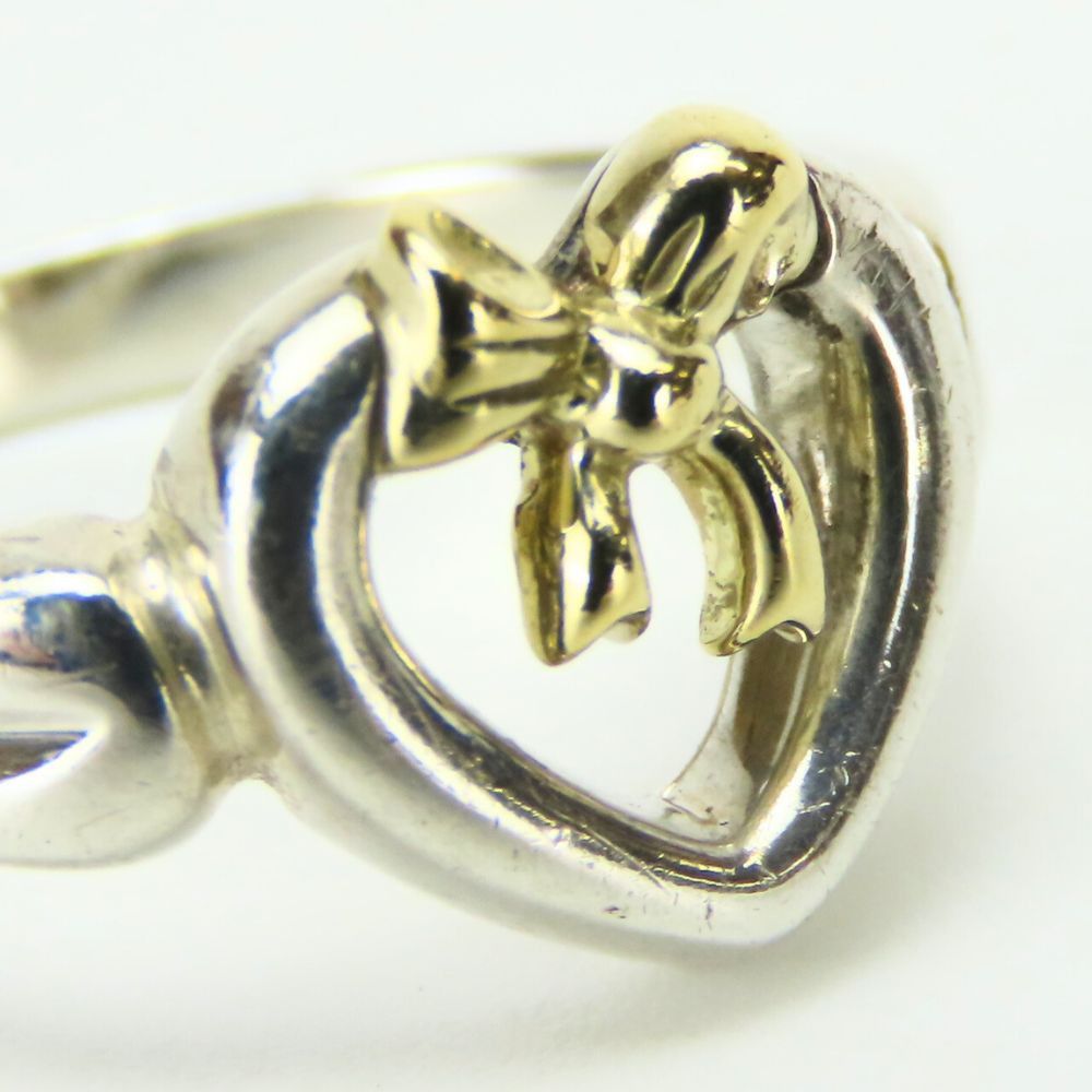 Tiffany & Co. Tiffany & Co Tiffany&Co. Ribbon Au750 Ag925 Ring Metal Ring Size ONE SIZE - 7 Thumbnail