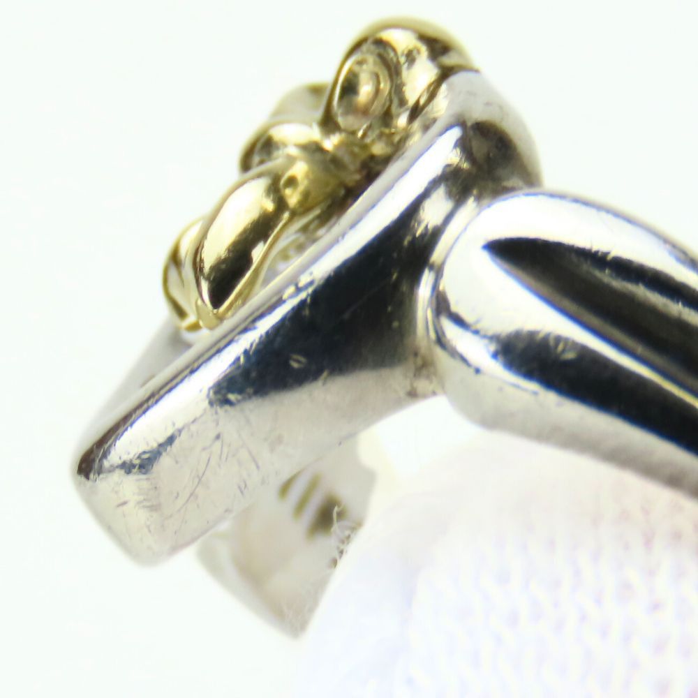 Tiffany & Co. Tiffany & Co Tiffany&Co. Ribbon Au750 Ag925 Ring Metal Ring Size ONE SIZE - 9 Thumbnail