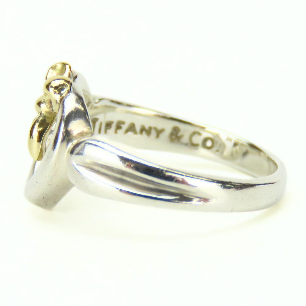 Tiffany & Co. Tiffany & Co Tiffany&Co. Ribbon Au750 Ag925 Ring Metal Ring Size ONE SIZE - 3 Thumbnail