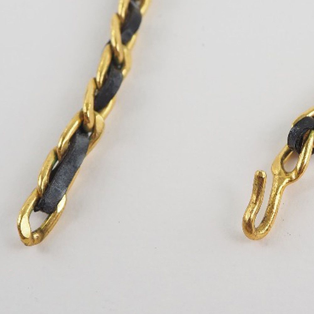 Chanel Chanel Chanel Coin Ribbon Necklace Metal Necklace Size ONE SIZE - 5 Thumbnail