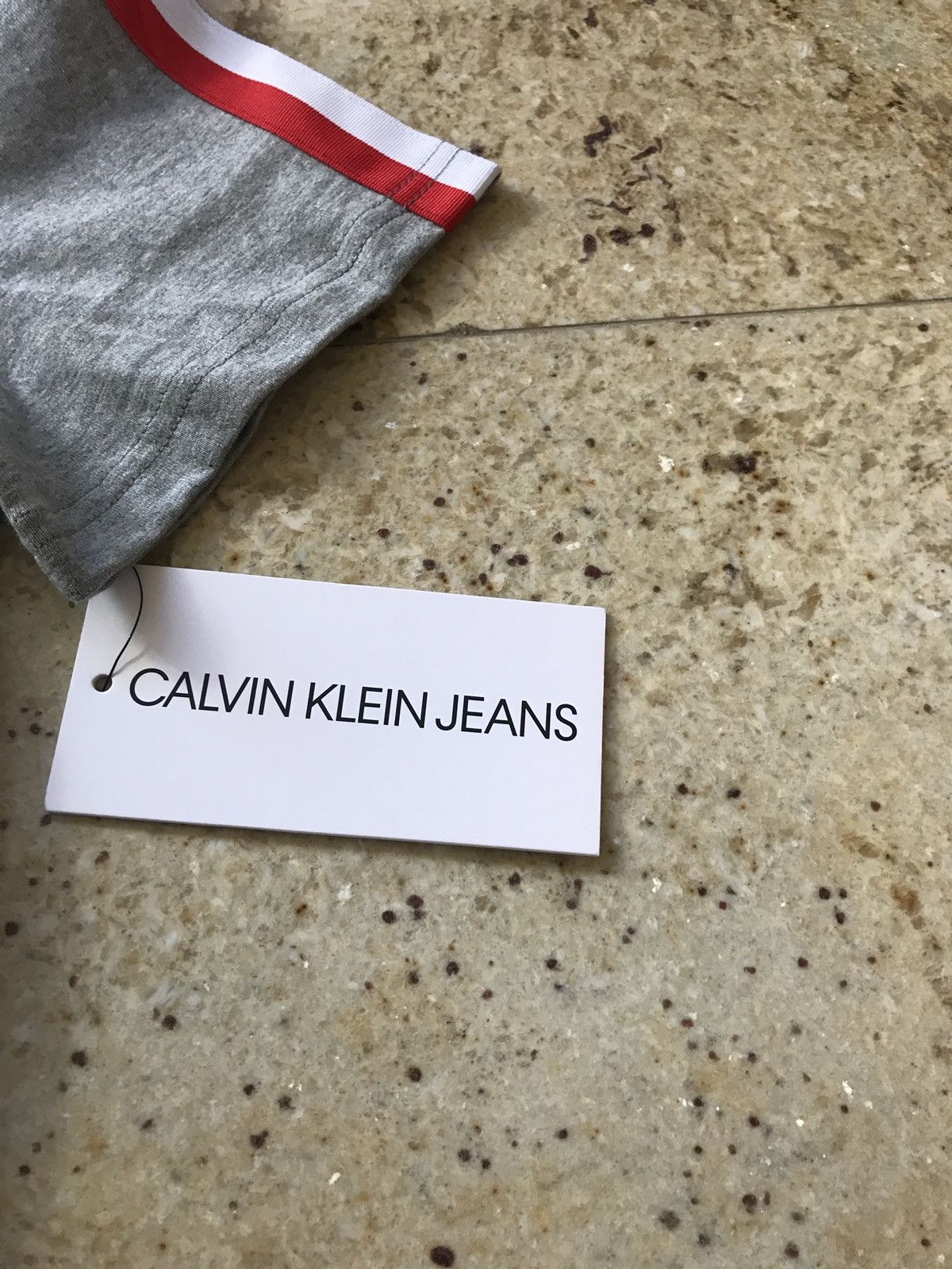 Calvin Klein Tape Shoulder Crew Neck Size US M / EU 48-50 / 2 - 9 Thumbnail