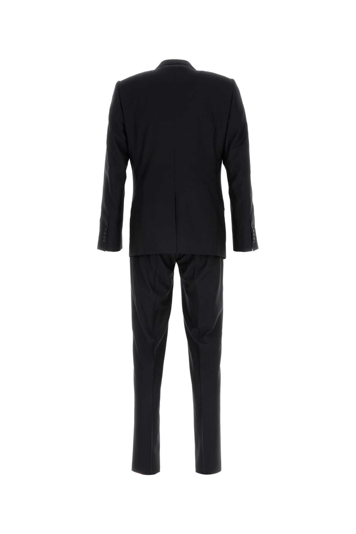 Dolce & Gabbana Midnight Blue Wool Blend Suit Size US M / EU 48-50 / 2 - 2 Thumbnail