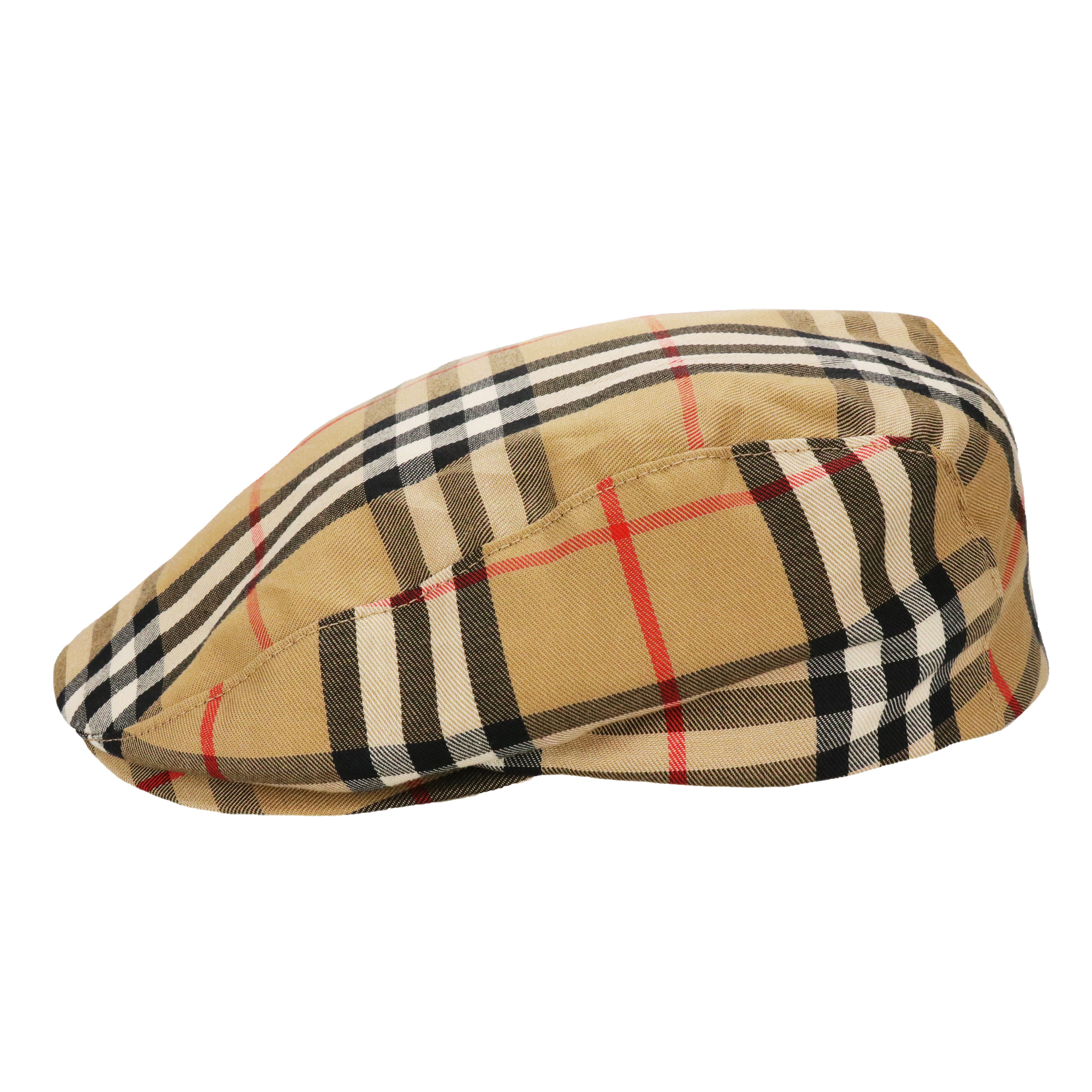 vintage-vintage-burberry-of-london-nova-check-flat-cap-grailed