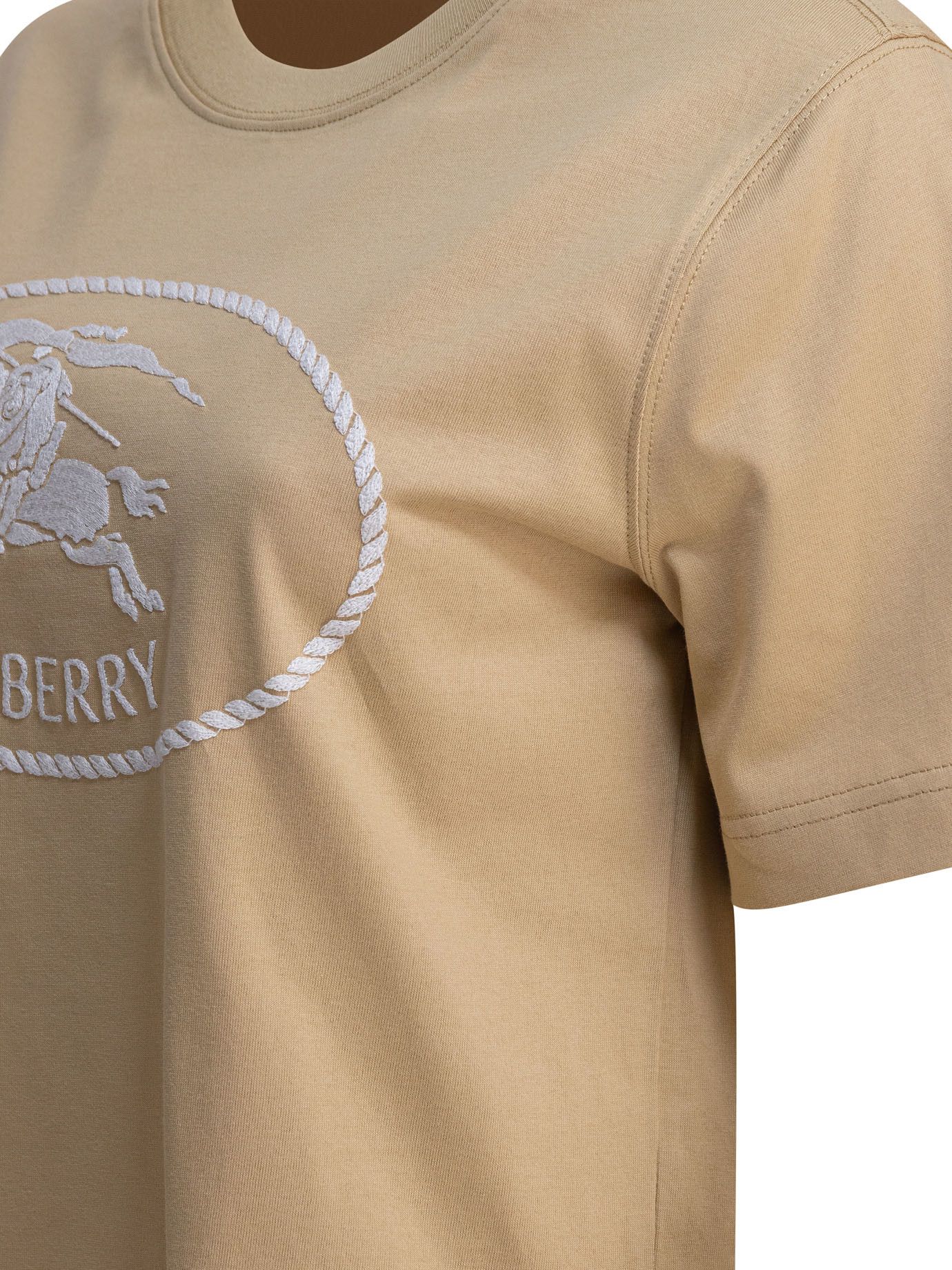 Burberry T-Shirt With Knight Stamp Size L / US 10 / IT 46 - 4 Thumbnail