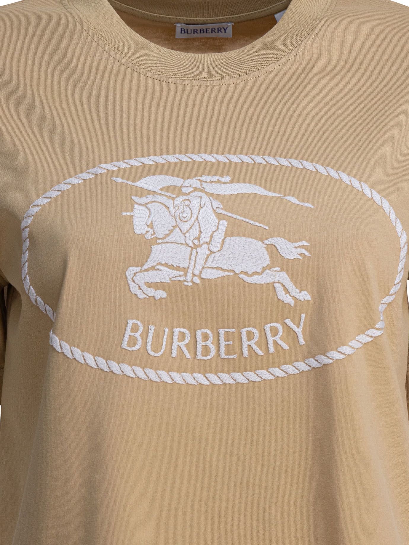 Burberry T-Shirt With Knight Stamp Size L / US 10 / IT 46 - 3 Thumbnail