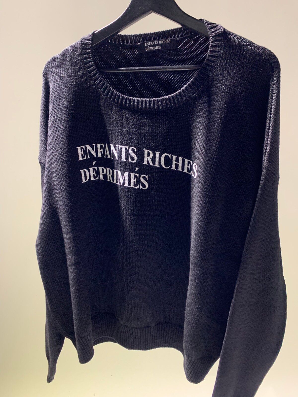 Enfants Riches Deprimes Knit Logo Sweater | Grailed