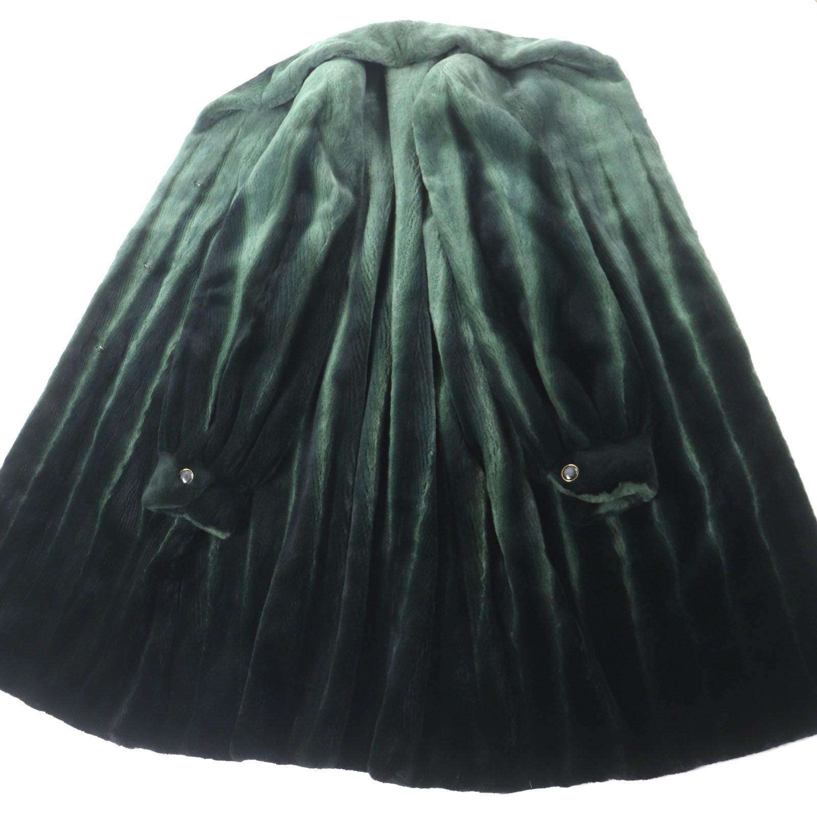 Other Other SAGA MINK Shared mink Genuine Fur Coat Natural Material Outerwear Size ONE SIZE - 3 Thumbnail