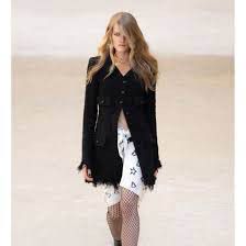Chanel Chanel Chanel 22C P71826 Cotton Polyamide Coat Cotton Outerwear P71826 Size ONE SIZE - 10 Thumbnail
