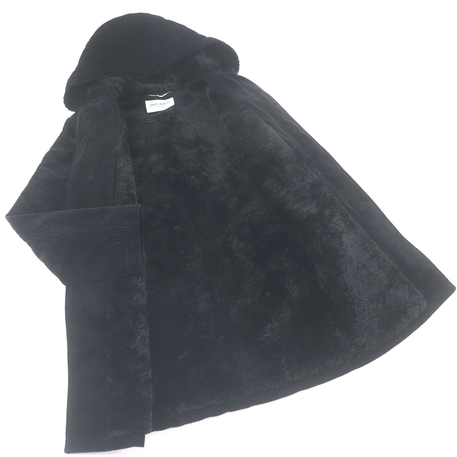 Yves Saint Laurent Yves Saint Laurent Saint Laurent Paris 529578 Cotton Mouton Lining Corduroy Duffel Coat Cotton Outerwear 529578 Size ONE SIZE - 3 Thumbnail