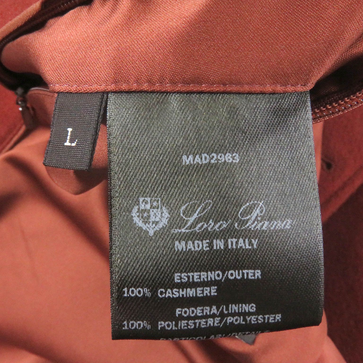 Other Other Loro Piana Cashmere Rain System Cashmere Jacket Leather Outerwear Size ONE SIZE - 10 Thumbnail