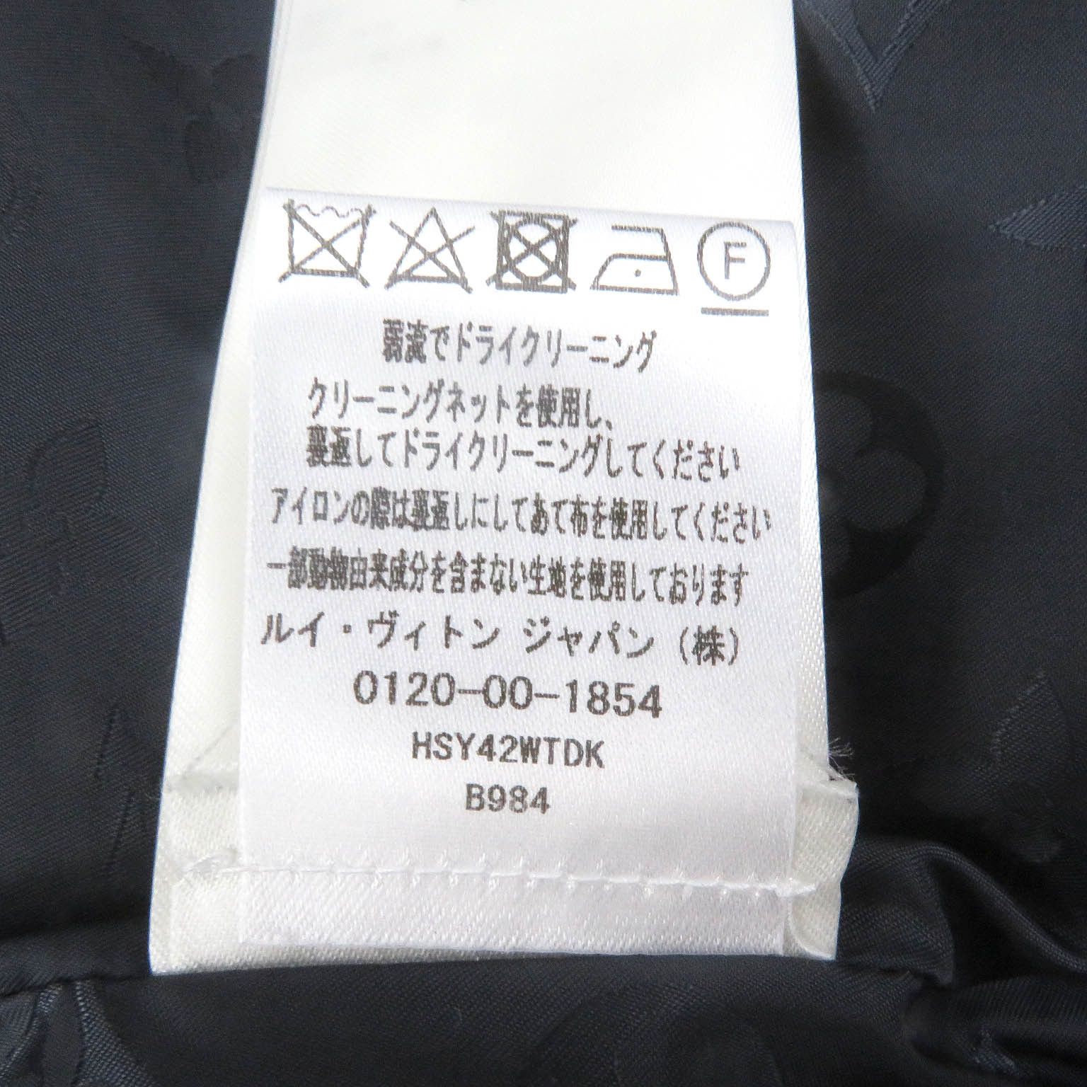 Louis Vuitton Louis Vuitton Louis Vuitton Monogram Leather Patch Fleece Blouson Leather Outerwear Size ONE SIZE - 10 Thumbnail