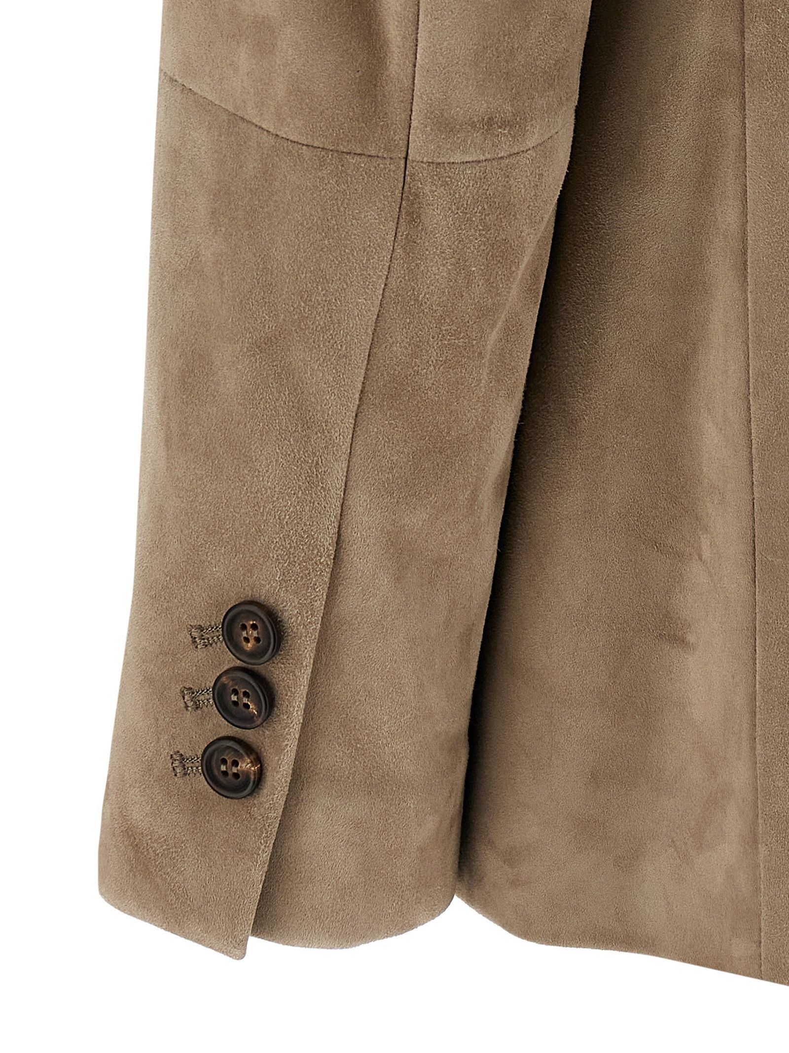 Brunello Cucinelli Suede Blazer Size M / US 6-8 / IT 42-44 - 4 Thumbnail