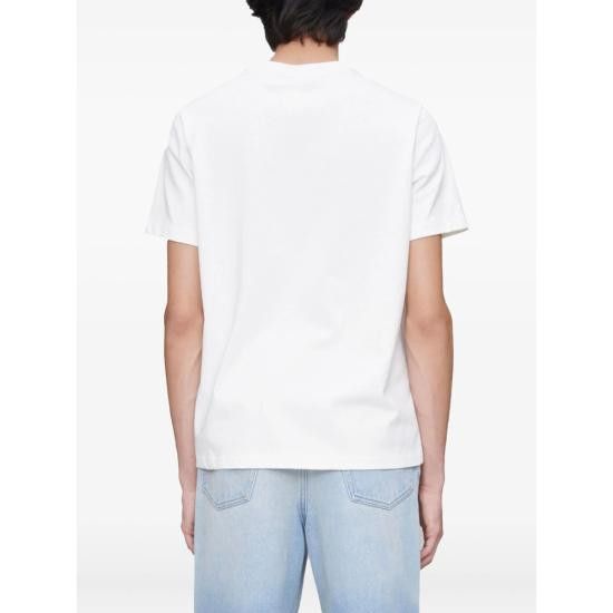 A.P.C. A.P.C. Men T-Shirts COHBU M26388 TAF WHITE Size US M / EU 48-50 / 2 - 2 Thumbnail