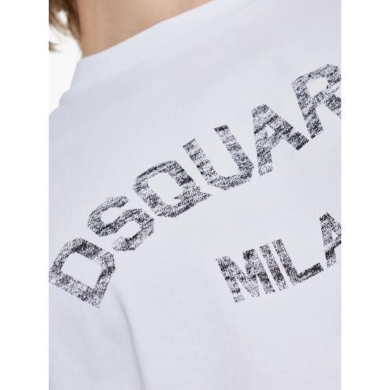 Dsquared2 DSQUARED2 Men T-Shirts D20020 S74GD1476 961 WHITE Size US L / EU 52-54 / 3 - 5 Thumbnail