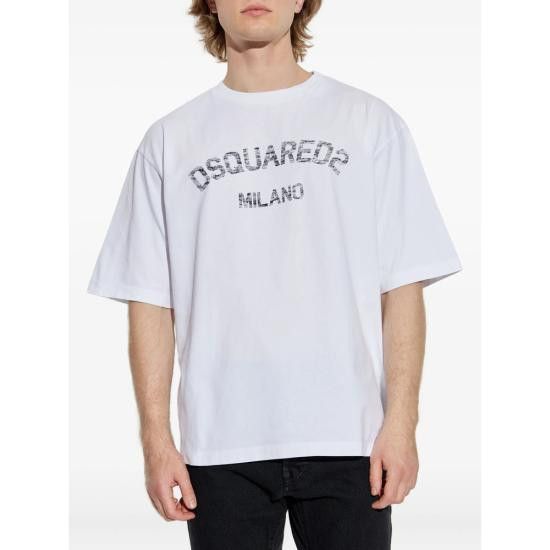 Dsquared2 DSQUARED2 Men T-Shirts D20020 S74GD1476 961 WHITE Size US XL / EU 56 / 4 - 3 Thumbnail