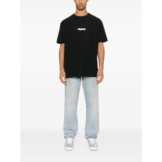 Purple Brand PURPLE BRAND Men T-Shirts P104 TBPW BLACK Size US L / EU 52-54 / 3 - 2 Thumbnail