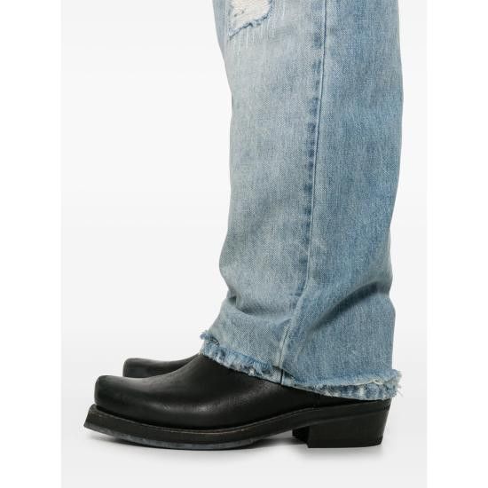 Cole Buxton COLE BUXTON Men Denim Pants RJ190 400 BLUE Size US 32 / EU 48 - 4 Thumbnail