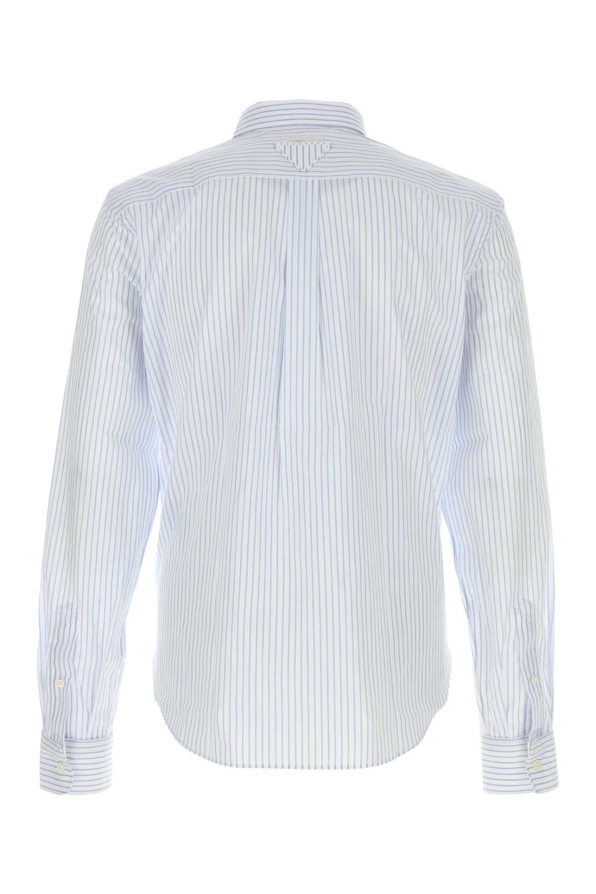 Prada Embroidered Poplin Shirt Size US XL / EU 56 / 4 - 2 Thumbnail