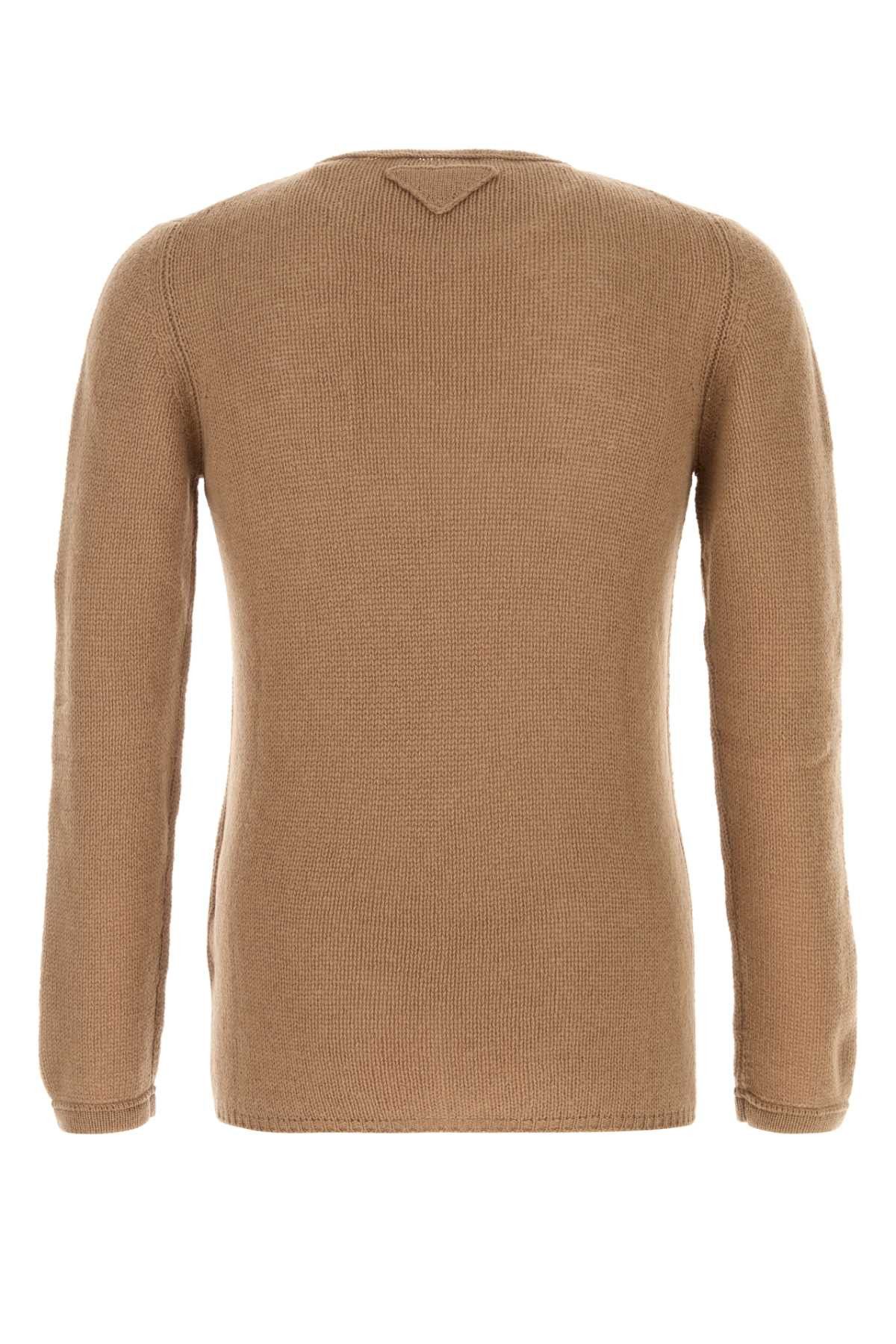 Prada Camel Cashmere Sweater Size US XL / EU 56 / 4 - 2 Thumbnail