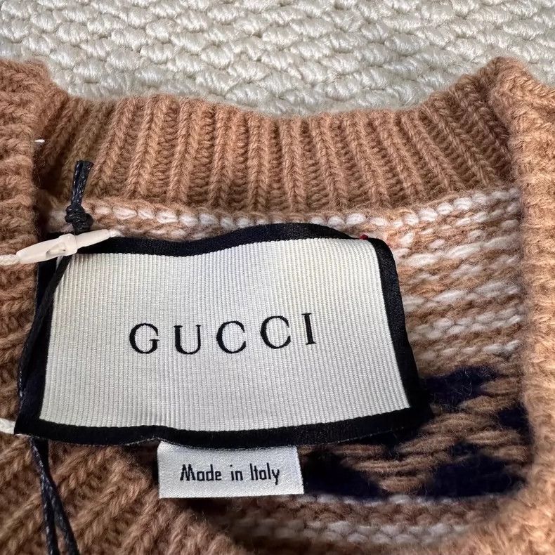 Gucci Gucci Fair Isle Logo Sweater Size XS- DMC Size US XS / EU 42 / 0 - 3 Thumbnail