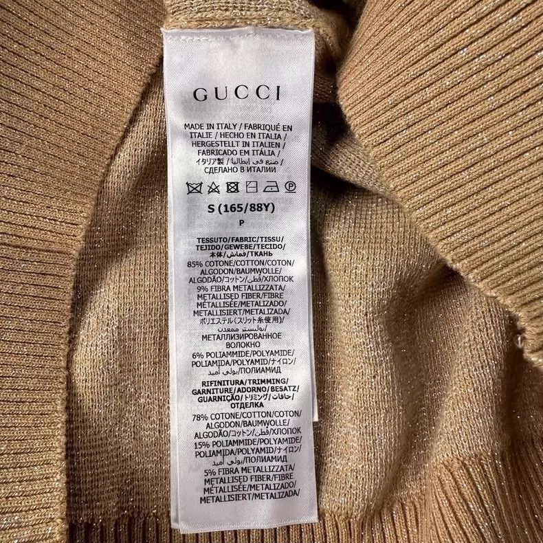 Gucci Gucci Cardigan with Double G Logo Design- DMC Size US S / EU 44-46 / 1 - 4 Thumbnail
