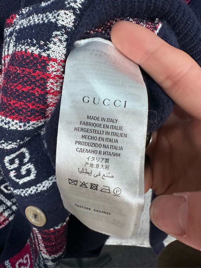 Gucci Gucci Plaid Pattern Color Block Cardigan Sweater- DMC Size US S / EU 44-46 / 1 - 6 Thumbnail
