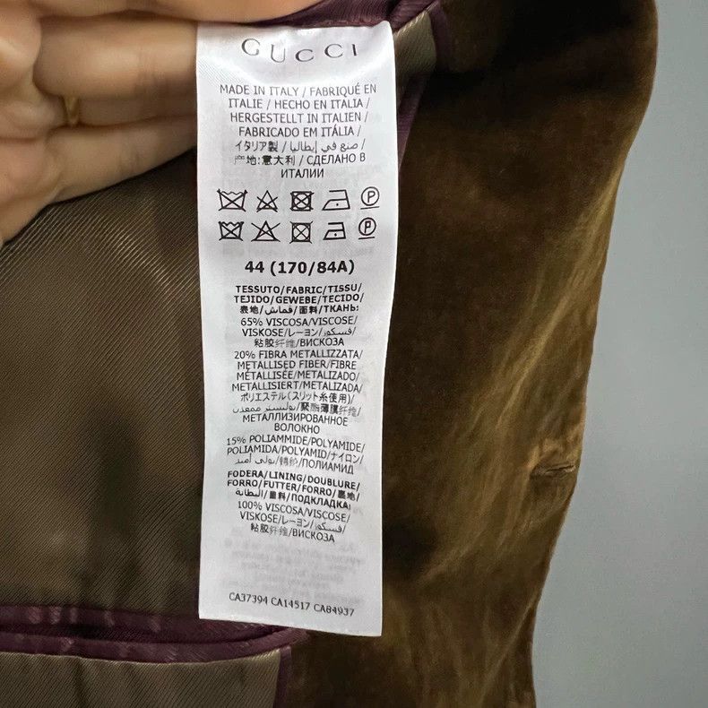 Gucci GUCCI Plaid Suit Jacket Size 44 New- DMC Size US L / EU 52-54 / 3 - 4 Thumbnail