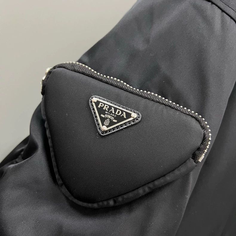 Prada PRADA Triangle Logo Pilot Jacket Size M- DMC Size US M / EU 48-50 / 2 - 3 Thumbnail