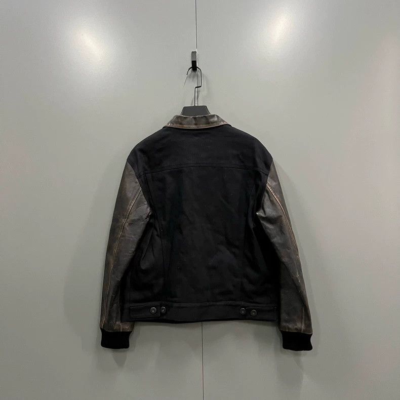 Prada PRADA Color Block Leather Lapel Jacket- DMC Size US L / EU 52-54 / 3 - 2 Thumbnail