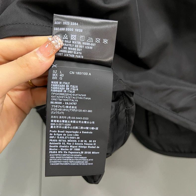 Prada PRADA Black Logo Work Vest Size L- DMC Size US L / EU 52-54 / 3 - 3 Thumbnail