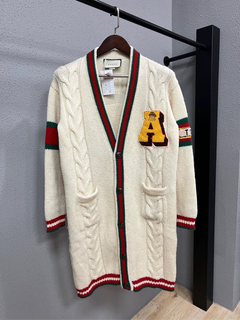 Gucci Gucci Tiger Graphic Long Cardigan Sweater- DMC Size US S / EU 44-46 / 1 - 2 Thumbnail