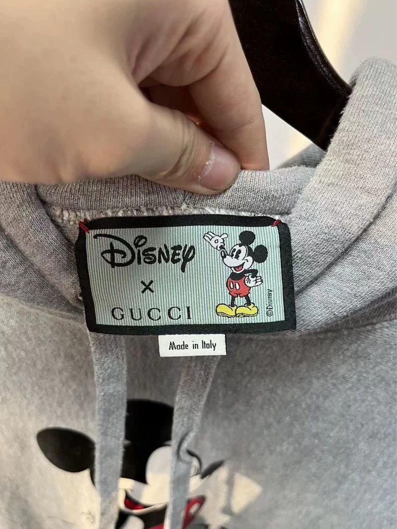 Gucci GUCCI Disney Mickey Mouse Hoodie Sweatshirt- DMC Size US L / EU 52-54 / 3 - 3 Thumbnail